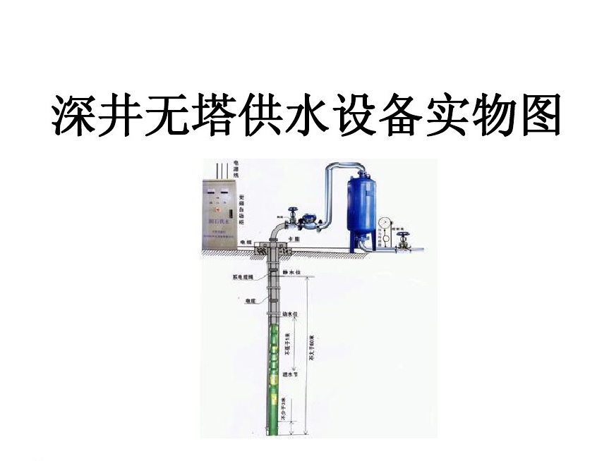 重庆开州区井泵无塔式供水设备